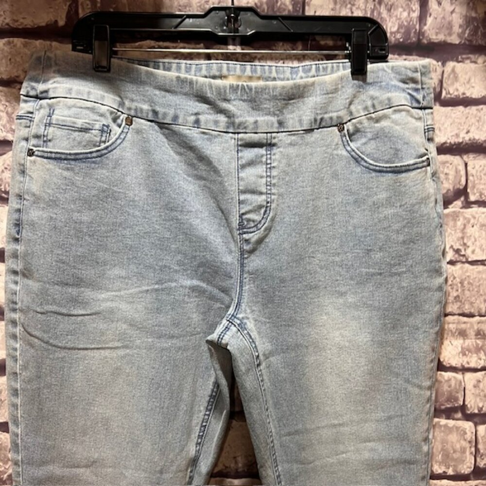 Charlie Paige NWT Blue Pull On Pants Size XL - Picture 2 of 8